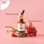 Buy Pilgrim Red Vine Face Serum with Peptides & Hyaluronic Acid for Anti-Ageing - Purplle