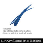 Buy Lakme Absolute Explore Eye Pencil, Darling Blue, 1.2g - Purplle