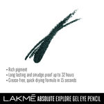 Buy Lakme Absolute Explore Eye Pencil, Bold Emerald, 1.2 gm - Purplle