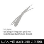 Buy Lakme Absolute Explore Eye Pencil, Allurin gm Silver, 1.2 gm - Purplle