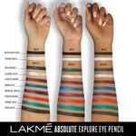 Buy Lakme Absolute Explore Eye Pencil, Mysterious Black, 1.2g - Purplle