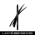 Buy Lakme Absolute Explore Eye Pencil, Mysterious Black, 1.2g - Purplle