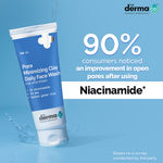 Buy The Derma Co.Pore Minimizing Clay Daily Face Wash with 1% Niacinamide & 2% PHA for Open Pores (100 ml) - Purplle