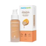 Buy Mamaearth Glow Serum Foundation with Vitamin C & Turmeric for 12-Hour Long Stay- 05 Beige Glow (30 ml) - Purplle