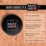 Buy Iba Must Have Velvet Matte Pressed Compact Powder - Cool Vanilla, 9g | High Coverage l Ultra Blendable l Face Makeup | Weightless Formula | SPF 15 | Oil Free Fresh Matte Finish look | 100% Natural, Vegan & Cruelty-Free - Purplle