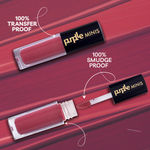 Buy Purplle Ultra HD Matte Mini Liquid Lipstick| Long Lasting |Transferproof |Smudgeproof| Pink - My First Maid Of Honor Moment 17 (1.6 ml) - Purplle