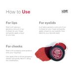 Buy Love Earth Lip Tint & Cheek Tint Multipot - You Go Girl With Vitamin E And Jojoba Oils For Lips, Eyelids And Cheeks, Creamy Matte - 8 gm - Purplle