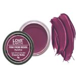 Buy Love Earth Lip Tint & Cheek Tint Multipot - Pink From Inside With Jojoba Oils & Vitamin E For Lips, Eyelids And Cheeks, Creamy Matte - Purple - Purplle