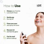 Buy Love Earth Green Tea Toner With Richness Of Green Tea And Essential Oil For Hydrating, Nourishing And Moisturised Skin, Suitable For All Skin Types 100 ml - Purplle