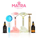 Buy Matra Professional Facial Ice Globes for Face | Ice Facial Massager for Face & Eye Puffiness | Ice Roller for Face Massage for Fine Lines & Wrinkles - Purplle