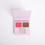 Buy NY Bae Face Palette - 01 (6 g) | Blush + Highlighter + Contour | 3 In 1 | Pink, Brown & Silver | Rich Colour | Multipurpose | Travel-Friendly - Purplle