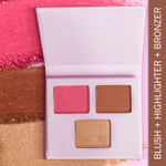 Buy NY Bae Face Palette - 03 (6 g) | Blush + Highlighter + Contour | 3 In 1 | Pink, Brown & Rose Gold | Rich Colour | Multipurpose | Travel-Friendly - Purplle