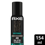Buy Axe Signature Mysterious long Lasting No Gas Deodorant Bodyspray Perfume For Men 154 ml - Purplle