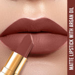 Buy NY Bae Argan Oil Infused Matte Lipstick Runway Range - Trends 4 (4.5 g) | Nude | Rich Colour | Full Coverage | Long lasting | Cruelty Free - Purplle