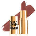 Buy NY Bae Argan Oil Infused Matte Lipstick Runway Range - Trends 4 (4.5 g) | Nude | Rich Colour | Full Coverage | Long lasting | Cruelty Free - Purplle