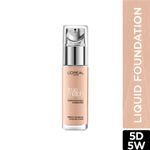 Buy L'Oreal Paris True Match Liquid Foundation Sable Dore 5D/5.W Golden Sand (30 ml) - Purplle