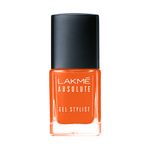 Buy Lakme Absolute Gel Stylist Nail Color, 99 Pumpkin, 12ml - Purplle