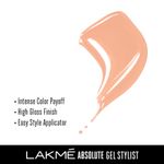 Buy Lakme Absolute Gel Stylist Nail Color, 91 Bubble, 12ml - Purplle