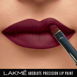 Buy Lakme Absolute Precision Lip Paint, Black Cherry, 3g - Purplle