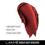 Buy Lakme Absolute Matte Revolution Lip Color - Maroon Fantasy 103 (3.5 gm) - Purplle