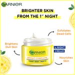 Buy Garnier Bright Complete VITAMIN C YOGHURT Night Cream, 40g - Purplle