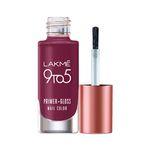 Buy Lakme 9to5 Primer + Gloss Nail Colour, Desert Rose, 6 ml - Purplle