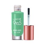 Buy Lakme 9to5 Primer + Gloss Nail Colour, Mint Twist, 6 ml - Purplle