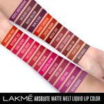 Buy Lakme Absolute Matte Melt Liquid Lip Color, Earthy Brown, 6 ml - Purplle