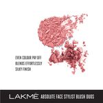Buy Lakme Absolute Face Stylist Blush Duos - Rose Blush (6 g) - Purplle