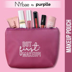 Buy NY Bae Makeup Pouch | Travel Friendly | Multi Purpose Bag | Spacious - Light Pink - Purplle