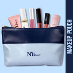 Buy NY Bae Twin Hues Makeup Pouch | Makeup Bag | Dual Tone | Blue | Multi Purpose | Travel Friendly - Blues 02 - Purplle