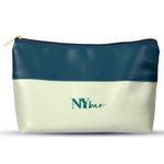 Buy NY Bae Twin Hues Makeup Pouch | Makeup Bag | Dual Tone | Green & Blue | Multi Purpose | Travel Friendly - Earthy 03 - Purplle