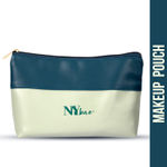 Buy NY Bae Twin Hues Makeup Pouch | Makeup Bag | Dual Tone | Green & Blue | Multi Purpose | Travel Friendly - Earthy 03 - Purplle