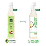 Buy Organic Harvest Cold Pressed Extra Virgin Organic Coconut Oil For All Types of Hair, Skin - Purplle