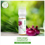 Buy Organic Harvest Hair Loss Control Hair Oil: Onion | Hair Oil For Hair Fall & Regrowth | Red Onion Oil For Hair Growth | 100% American Certified Organic | Sulphate and Paraben-free | 150ml - Purplle