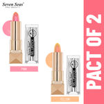 Buy Seven Seas Gel Lipstick Moist Lips Smooth Touch (Pack Of 2) 3.8G - Purplle