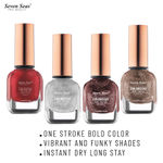 Buy Seven Seas Color Stay Nail Paint Combo (Pack Of 4) - Purplle