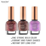 Buy Seven Seas Color Stay Nail Paint Combo (Pack Of 3) - Purplle