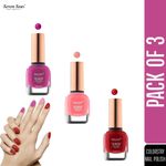 Buy Seven Seas Color Stay Nail Paint Combo (Pack Of 3) - Purplle