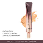 Buy Seven Seas Glow Skin Perfection Mousse Foundation Super Coverage (Natural) 45Ml - Purplle