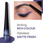Buy NY Bae Truly Matte Liquid Eyeliner - Glory Gray (4.5ml) | Colored Eyeliner | Waterproof | Long Lasting | Smudgeproof | Quick Dry | Eye Makeup - Purplle