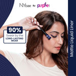 Buy NY Bae Truly Matte Liquid Eyeliner - Nice Navy (4.5ml) | Colored Eyeliner | Waterproof | Long Lasting | Smudgeproof | Quick Dry | Eye Makeup - Purplle