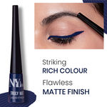 Buy NY Bae Truly Matte Liquid Eyeliner - Nice Navy (4.5ml) | Colored Eyeliner | Waterproof | Long Lasting | Smudgeproof | Quick Dry | Eye Makeup - Purplle