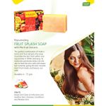 Buy Vaadi Herbals Fruit Splash Soap with Extracts of Orange, Peach, Green Apple & Lemon (75 g) (Pack of 3) - Purplle