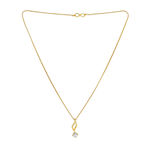 Buy Estele Gold Plated Solitaire Necklace Set with Crystals for Women - Purplle