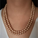 Buy Estele Gold Plated Eye Catching Pearl Necklace for Women - Purplle