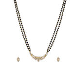 Buy Estele Gold Plated Streamlined Designer Mangalsutra Necklace Set for Women - Purplle