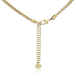 Buy Estele Gold Plated CZ Floral Designer Necklace Set for Women - Purplle