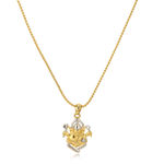 Buy Estele Gold Plated Ganesh Pendant Locket with Chain for Women - Purplle