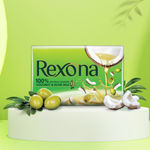 Buy Rexona Coconut and Olive Oil Soap For Silky Smooth Skin, 100 g - Purplle